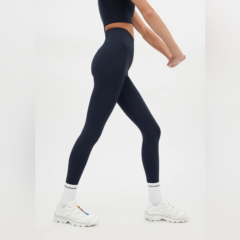 GIRLFRIEND COLLECTIVE Skyline Compressive High-Rise Legging in Black Compression